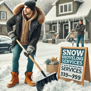 Snow Shoveling Side Hustle