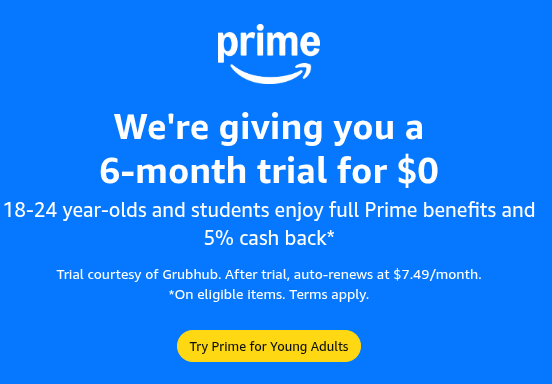 amazon prime student